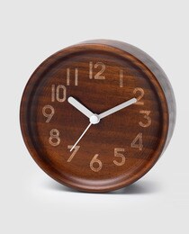 El Corte Inglés 32A brown analogue alarm clock
