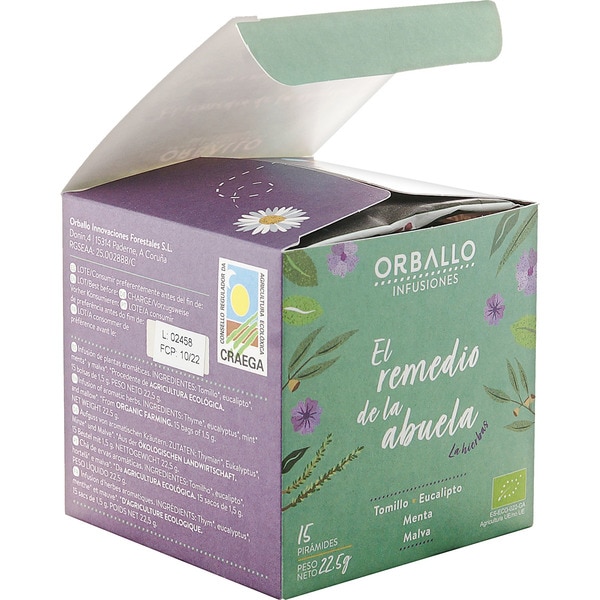 Buy El Remedio De La Abuela Organic Herbal Tea With Thyme, Eucalyptus ...