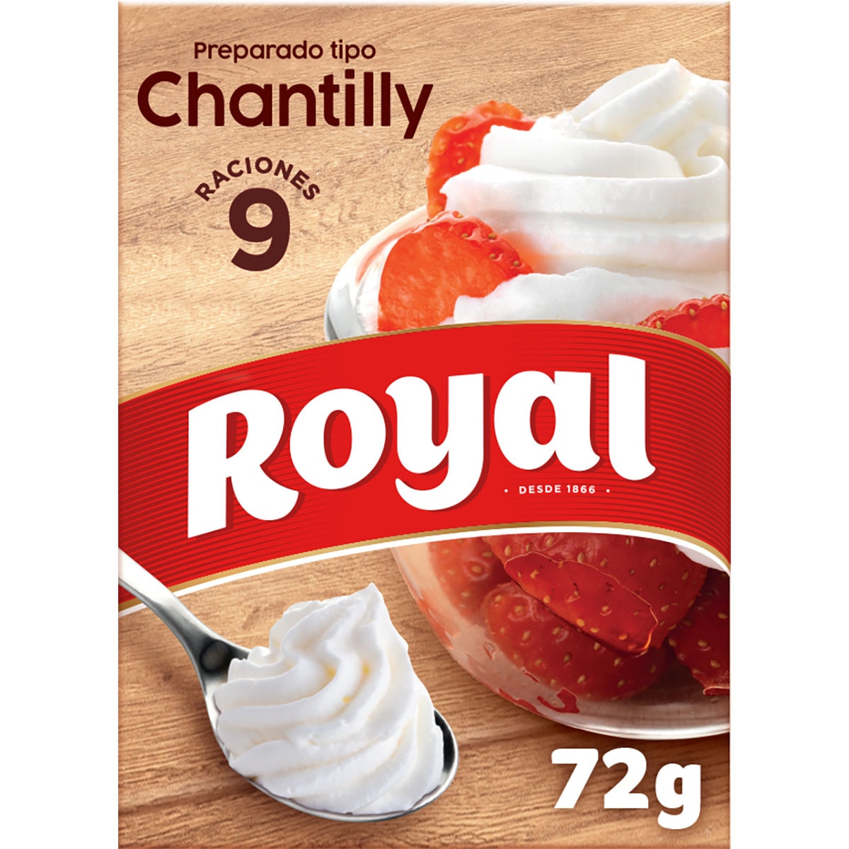 preparado tipo Chantilly 9 raciones
