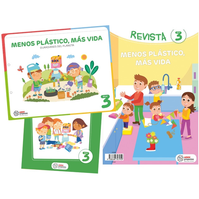 MENOS PLÁSTICO, MÁS VIDA. Guardianes del planeta (Tapa blanda)