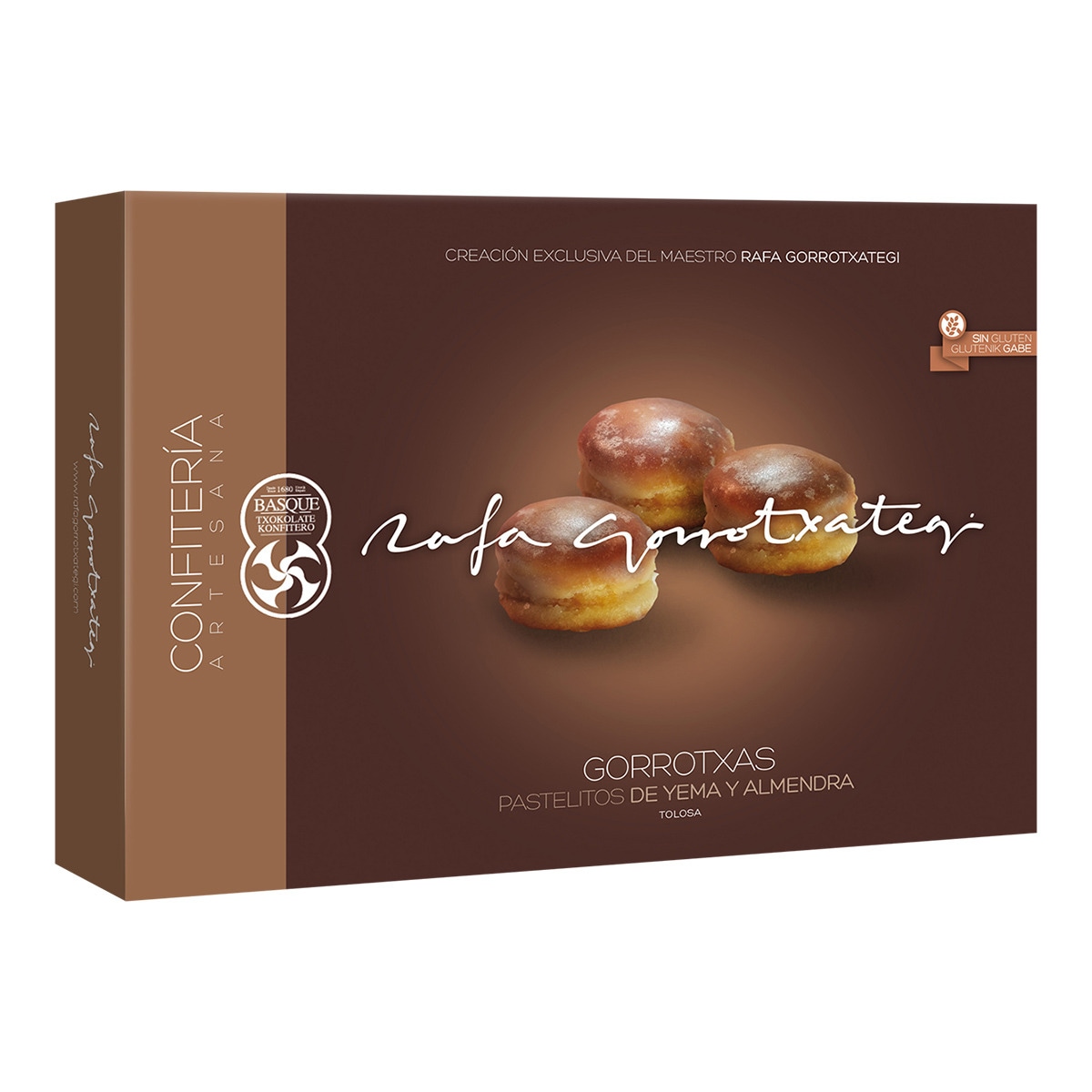 Rafa Gorrotxategui Gorrotxas egg yoke cakes with almond · Gourmet Club