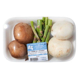 Mix Cogumelos e Espargos embalagem 300 g