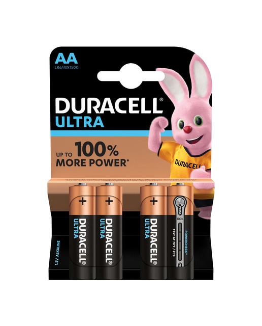 Pilas Duracell Ultra Power M3 AA4 Blister 4 Ud