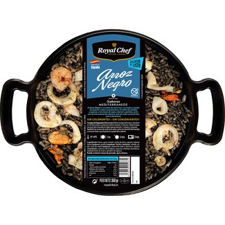 ROYAL CHEF arroz negro 1 ración sin gluten envase 350 g