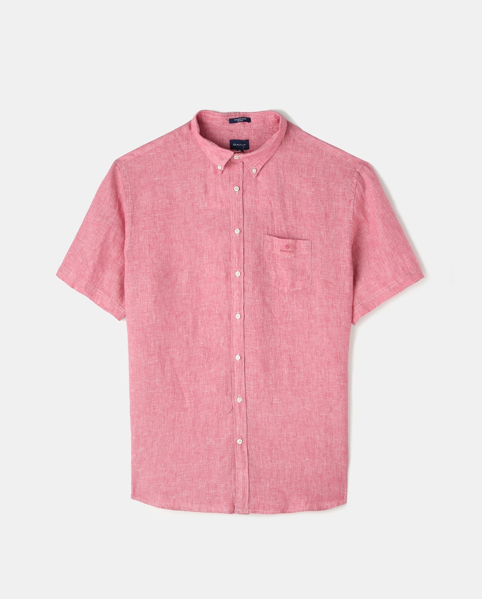 mens pink linen shirts uk