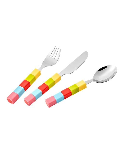 Cubertería infantil por piezas Cubitos de color Mini Home - El Corte Inglés
