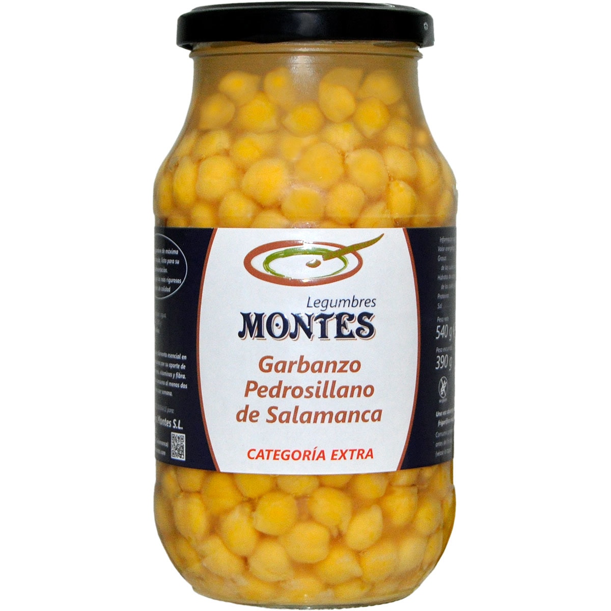 Comprar Garbanzos Cocidos Pedrosillano De Salamanca Frasco 390 G 