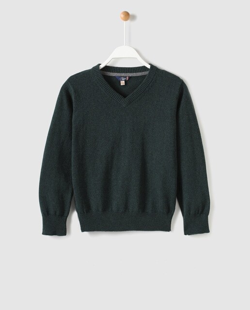 baby boy green sweater