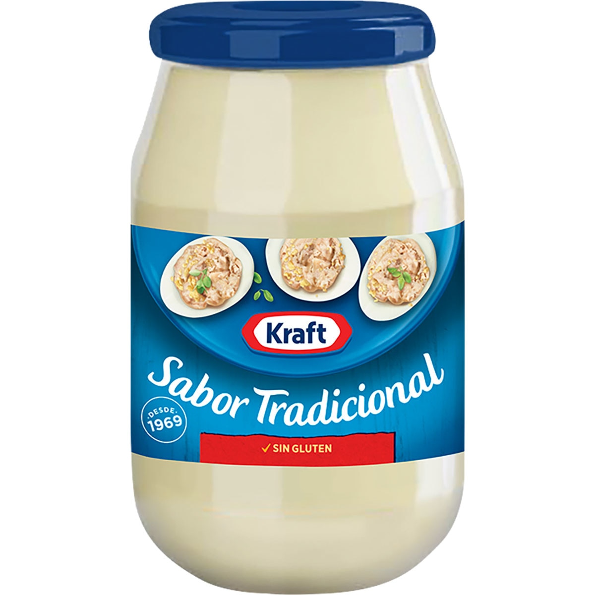 Mayonesa sabor tradicional sin gluten tarro 500 ml · KRAFT