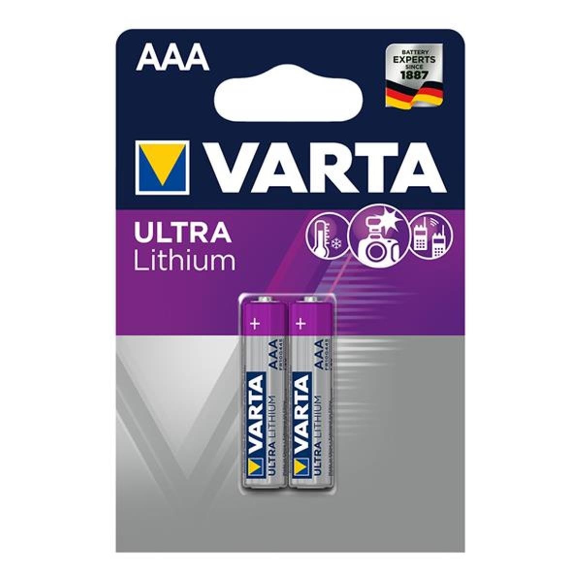Imagem 0 de Pilhas Varta Professional 1.5V AAA - 2 Unidades