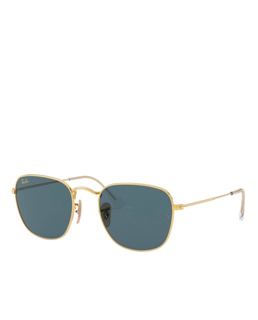 Gafas de sol unisex Ray Ban 0RB3857 cuadradas de metal dorado