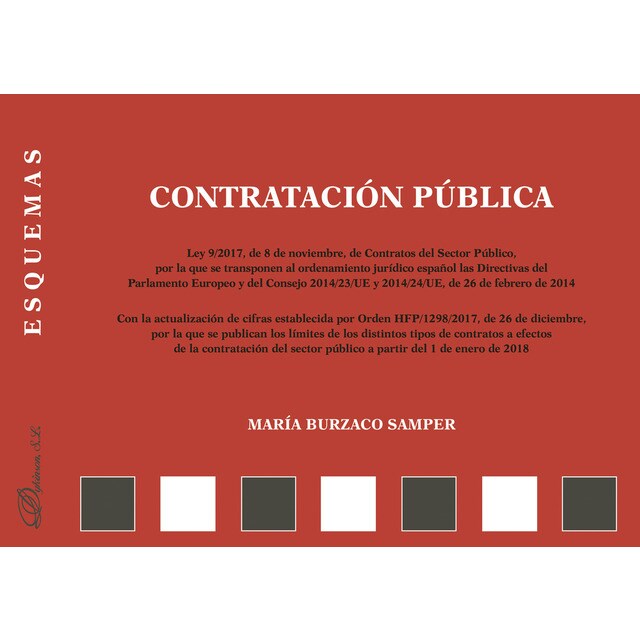 Contratación Pública Esquemas (Tapa blanda)