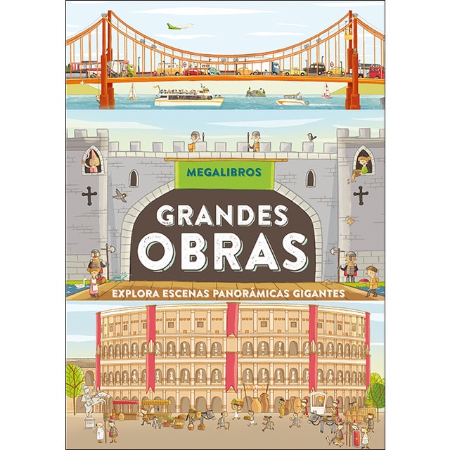 Megalibros. Grandes obras: Explora escenas panorámicas gigantes (Tapa dura)