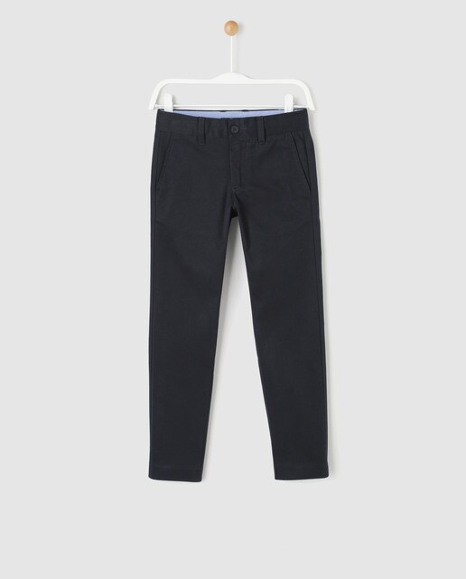 boys navy blue chinos