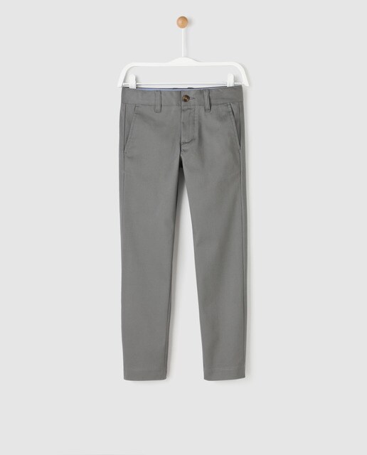 grey skinny fit chinos