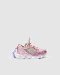 unicorn flashing trainers