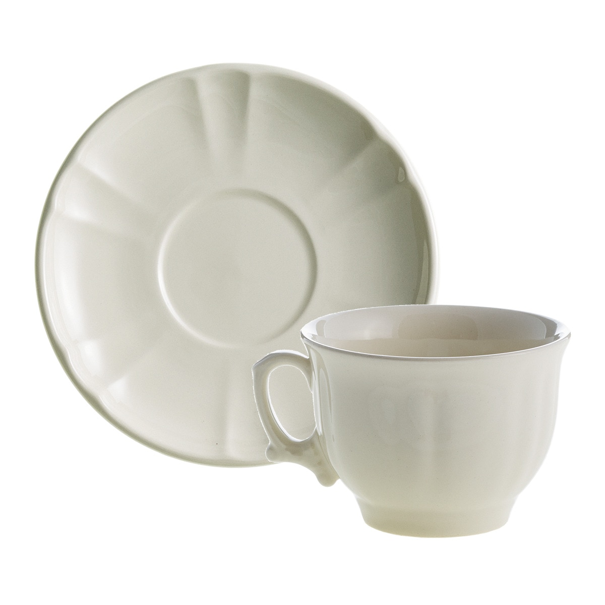 La Cartuja De Sevilla - Taza De Té Con Plato Imperio Blanca Blanco En Oferta La Cartuja De Sevilla - Taza De Té Con Plato Imperio Blanca La Cartuja De Sevilla.