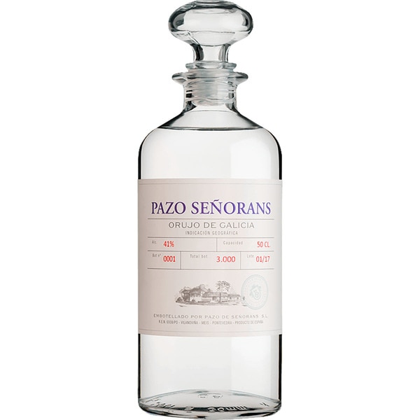 aguardiente de orujo 100% albariño IGP Orujo de Galicia botella 50 cl