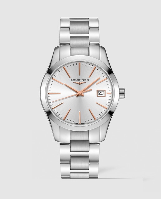 Reloj de mujer Longines Conquest Classic L2.386.4.72.6 de acero