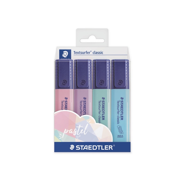 Estuche 4 Fluorescentes STAEDTLER textsurfer® 364