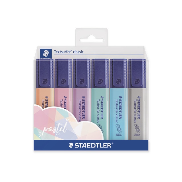 Estuche 6 Fluorescentes STAEDTLER textsurfer® 364