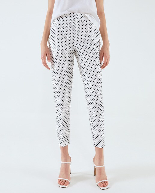 satin skinny trousers