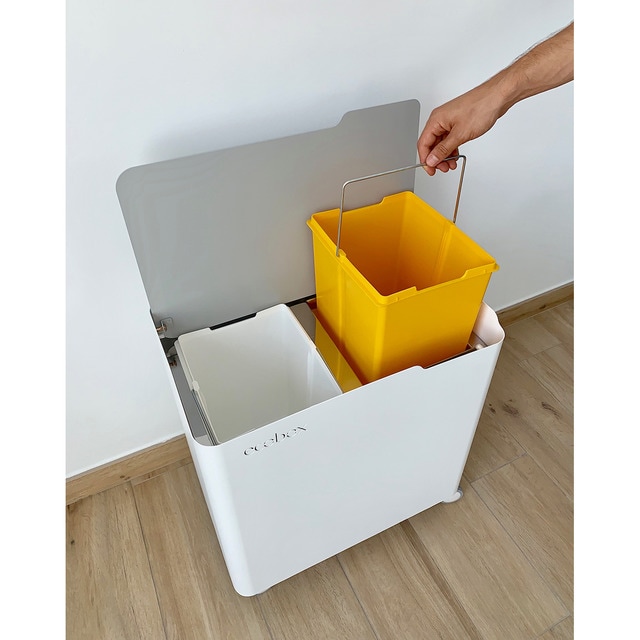 Cubo de basura para reciclar Eco Box Top Don Hierro