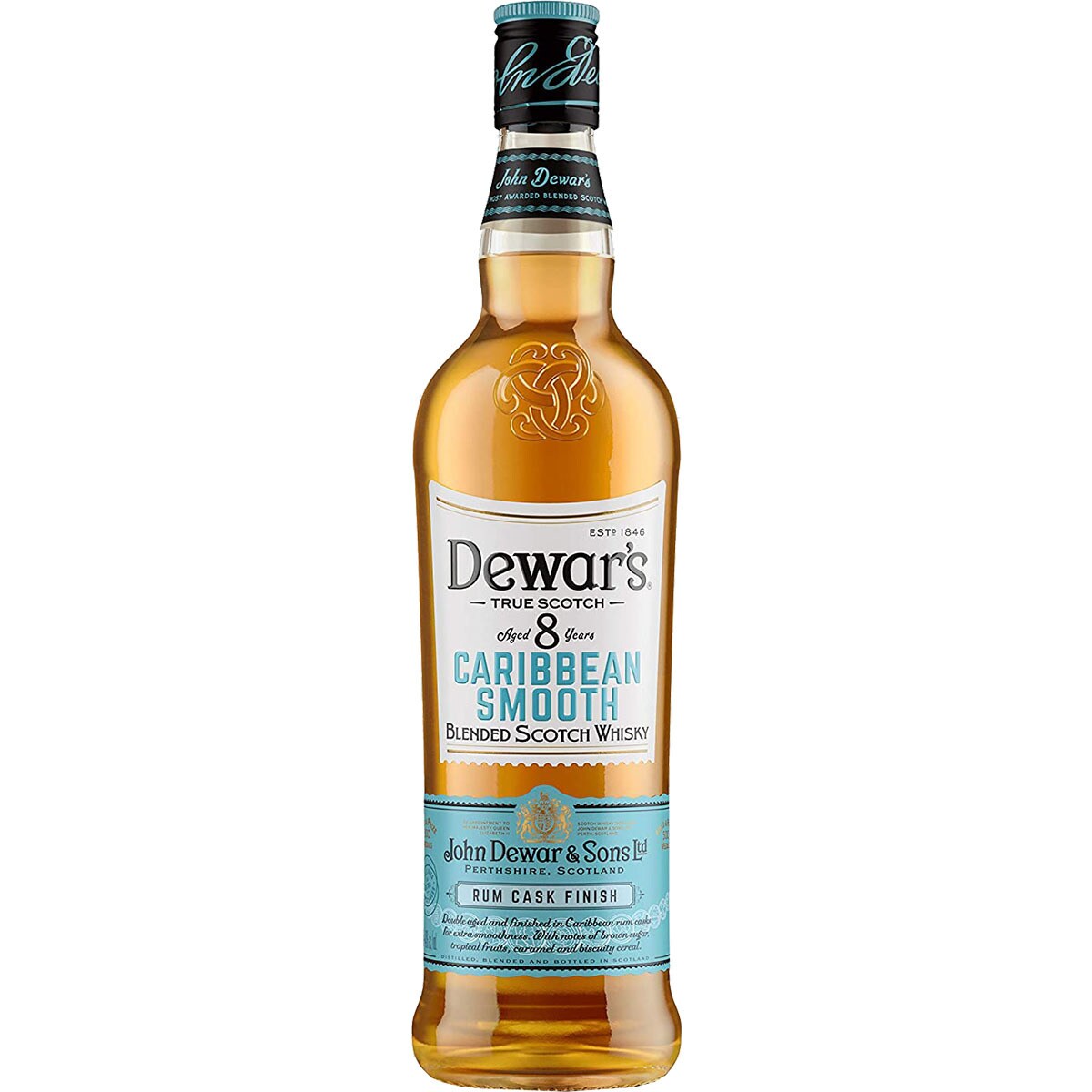 Caribbean Smooth Scotch whisky 8 years bottle 70 cl · DEWAR'S