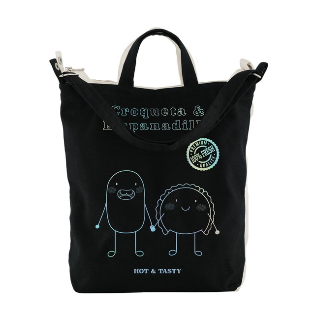 Duck Bag Hot & Tasty Croqueta Empanadilla Tantanfan Negro.