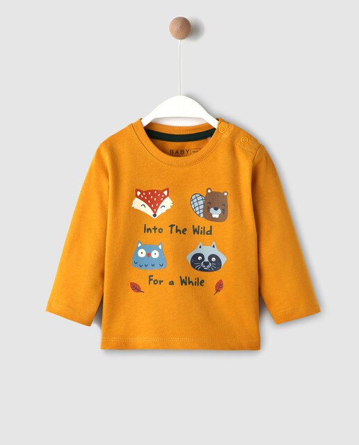 baby boy mustard shirt