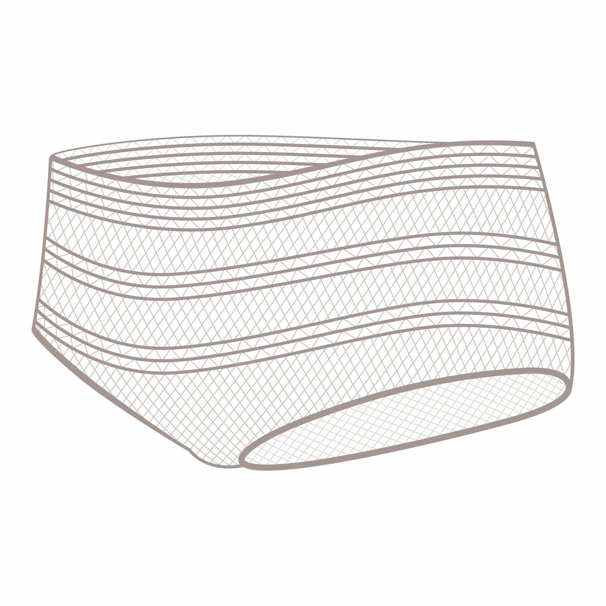 Pack de Cuecas Descartáveis Malha Mammy (4 unids.) - Branco Branco-2