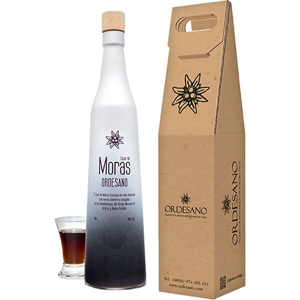 ORDESANO Licor de mora Valle de Ordesa botella 70 cl