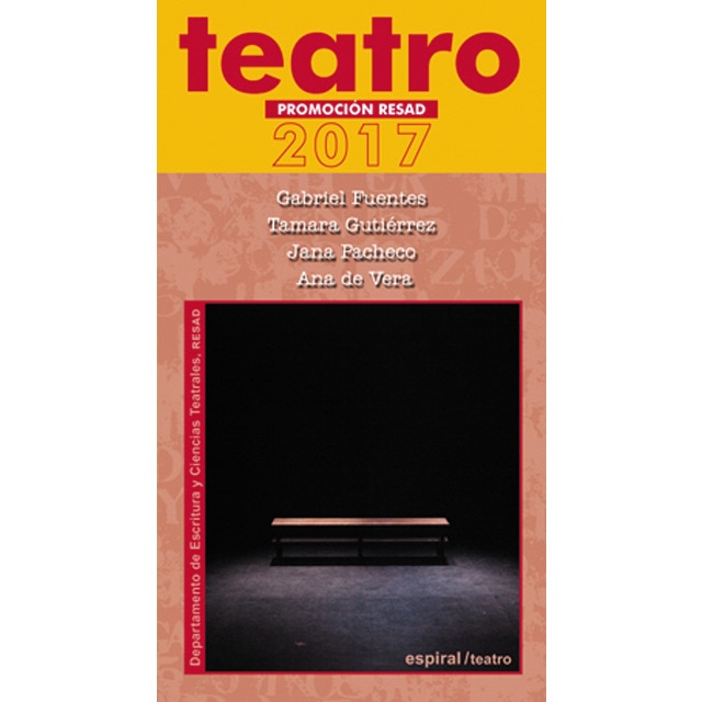 Teatro. Promoción resad 2017 (Tapa blanda)