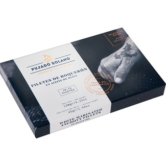 PUJADO SOLANO anchovies in olive oil 10-12 fillets case 120 g