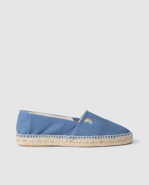 mens blue espadrilles