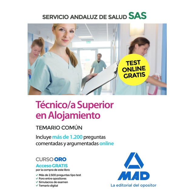 Técnico/a superior en alojamiento del servicio andaluz de salud. Temario común