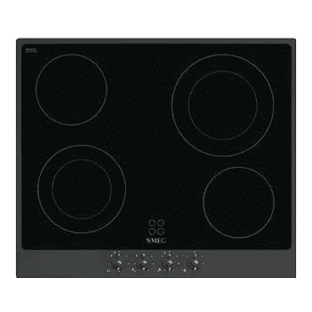 Smeg – Placa vitrocerámica Smeg 4 zonas de cocción – P864AO.