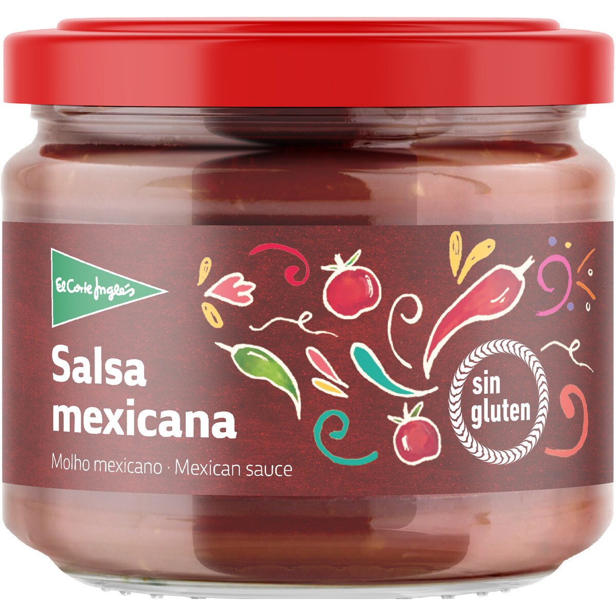 Salsa mexicana sin gluten tarro 315 g · EL CORTE INGLES · Supermercado