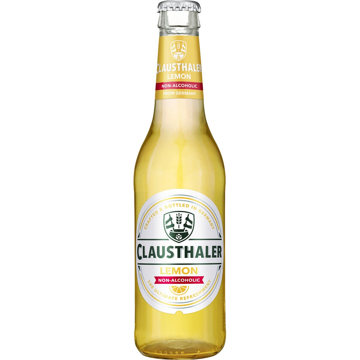 Lemon alcoholfree lemon flavour German beer bottle 33 cl · CLAUSTHALER