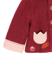 baby girl maroon cardigan