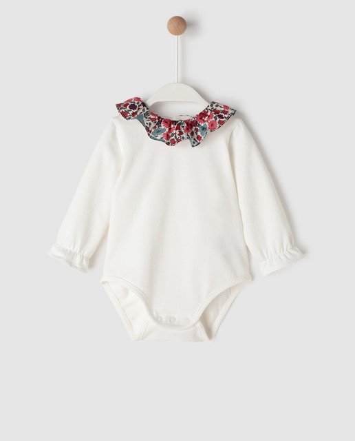 Body de bebé niña con gola liberty