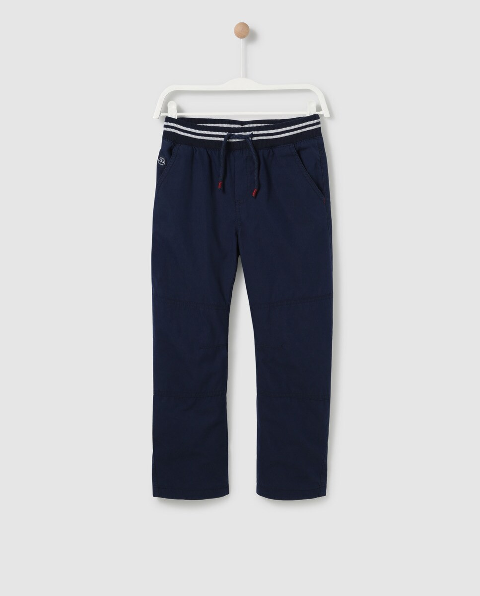 plain navy blue tracksuit bottoms