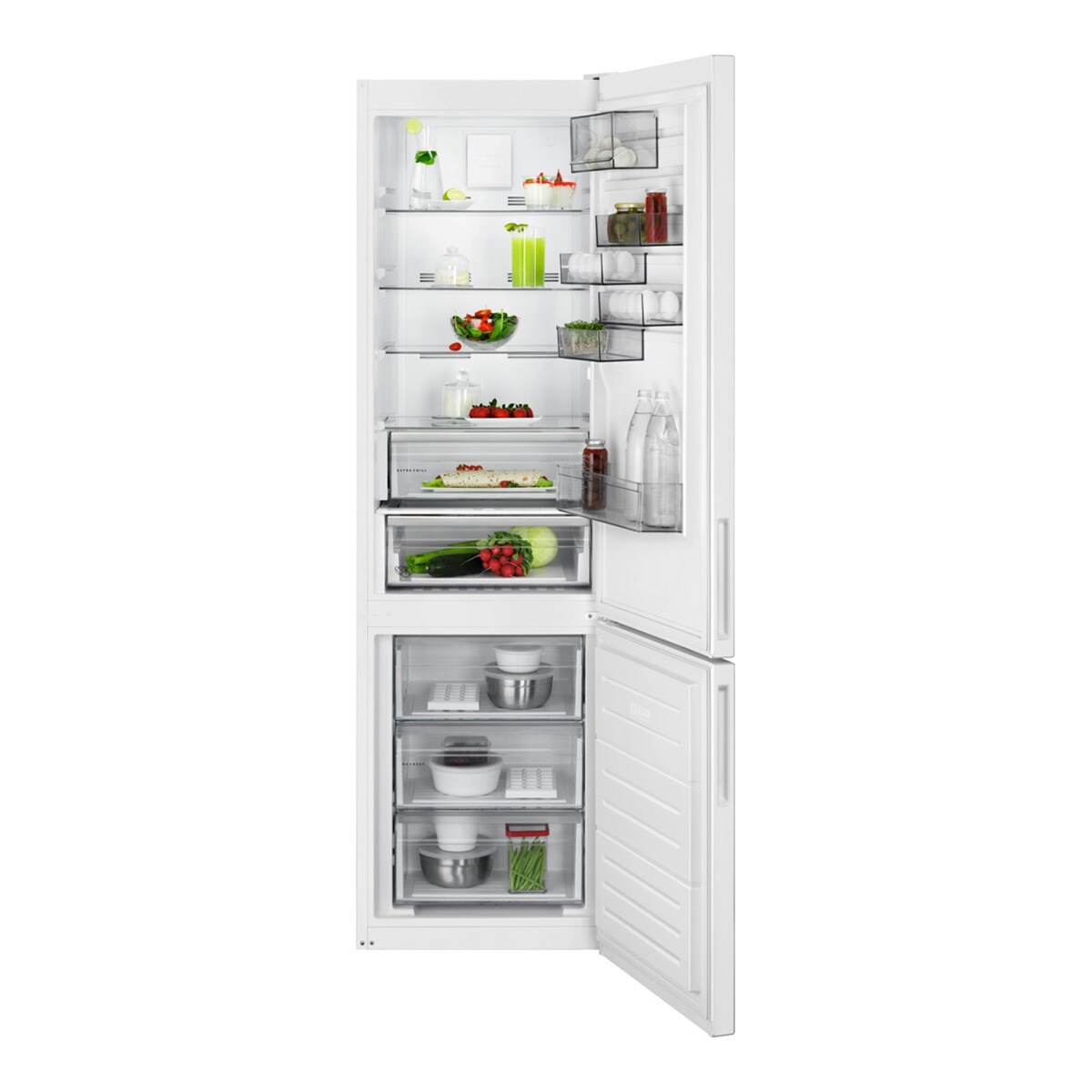 Frigorífico combi AEG RCB636E4MW Twintech Multiflow · AEG · La Tienda