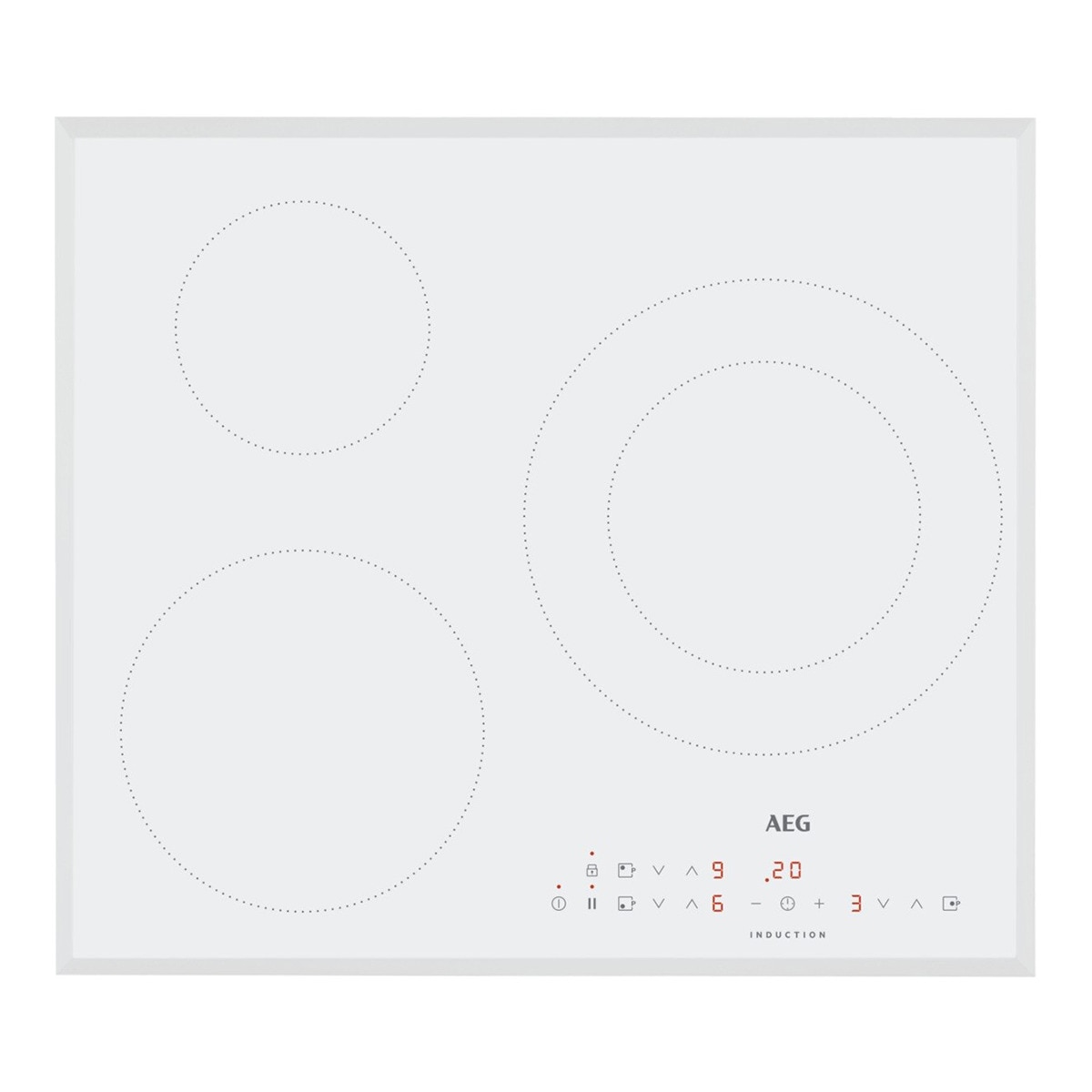 AEG – Placa inducción AEG 3 zonas de cocción – IKB63300FW.