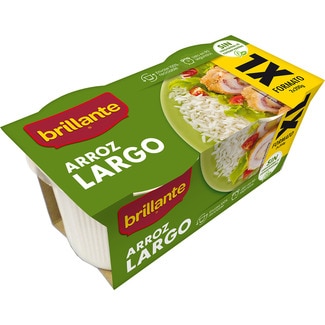 BRILLANTE long boiled rice xl format 2-pack containers 200 g