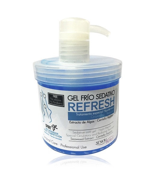 Gel frío sedativo hipotérmico refresh