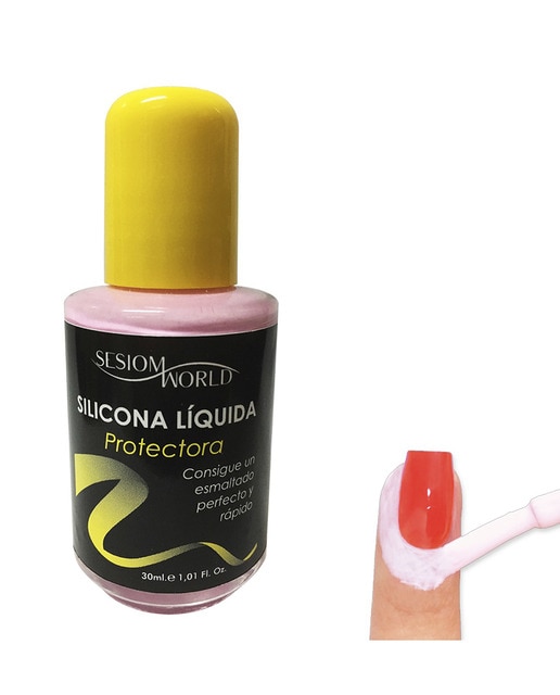 Silicona líquida protectora cutículas