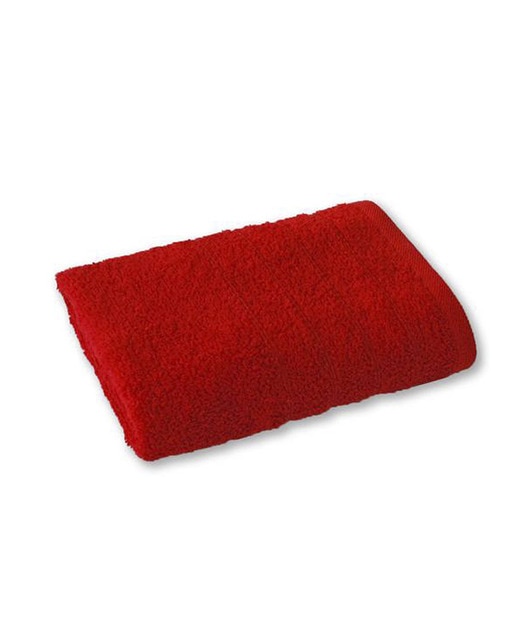 Toalla lisa 500 gramos rojo rubi