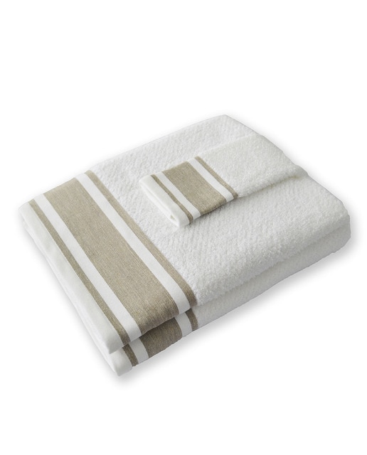 Juego toallas jacquard 540 gramos blanco