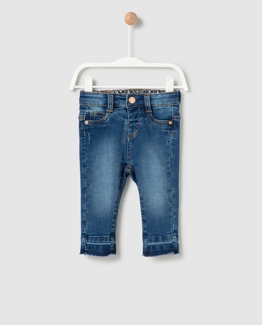 fringe blue jeans